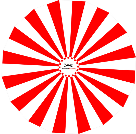 48" Hexadecagon Parachute