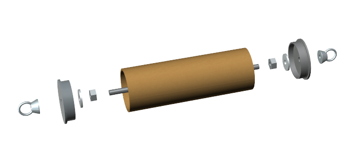 24mm Electronics Bay - Black Cat Rocketry