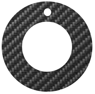 Carbon Fiber Centering Rings - Black Cat Rocketry