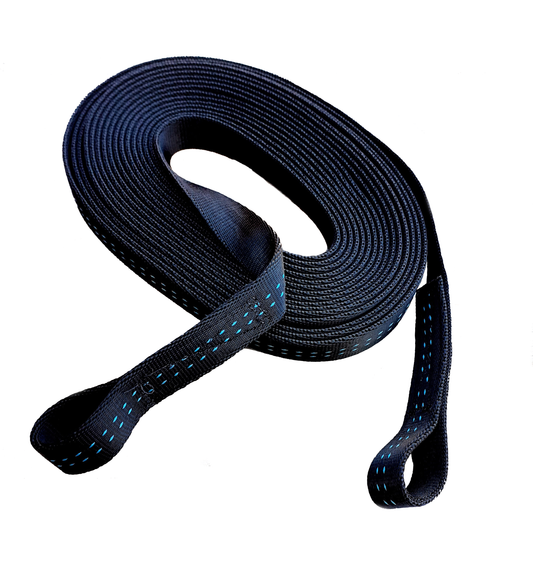 5/8" Tubular Nylon Recovery Harness with Sewn Loops