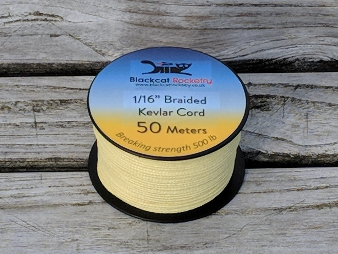 1/16th Inch Braided Kevlar Shock Cord