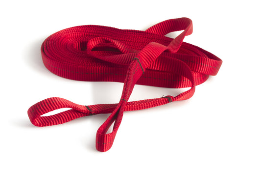 Tubular Nylon with sewn loops back in stock