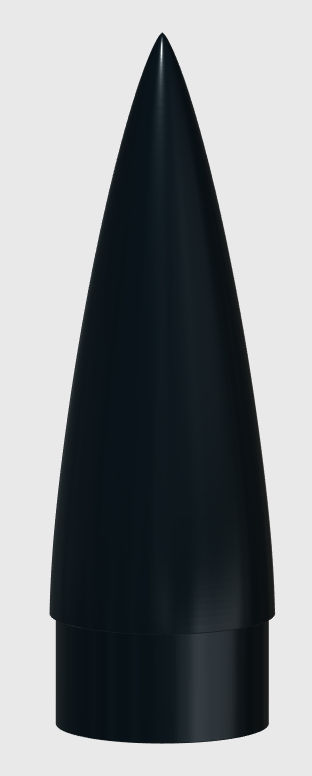 Phenolic-Fibreglass Nosecone 4-1 65mm