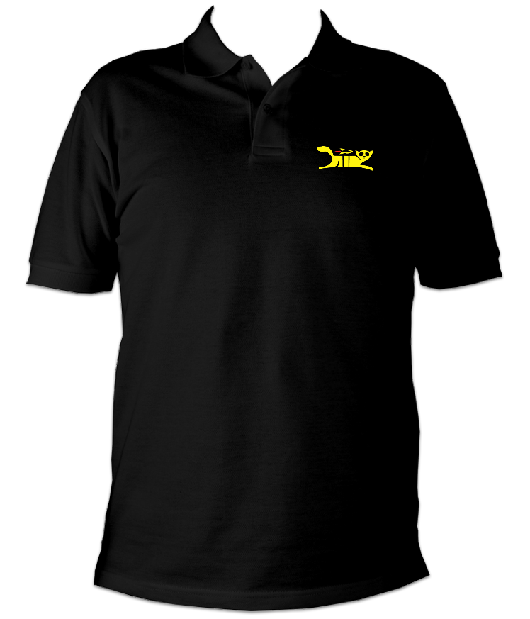 Black Cat Polo Shirt - Black Cat Rocketry