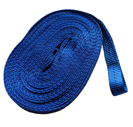 1/2" Tubular Nylon Recovery Harness with Sewn Loops