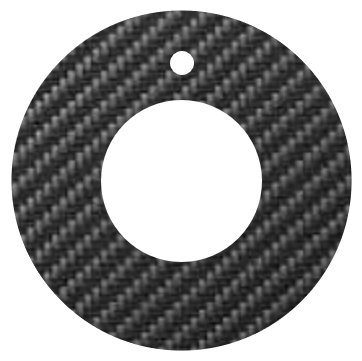 Carbon Fiber Centering Rings - Black Cat Rocketry