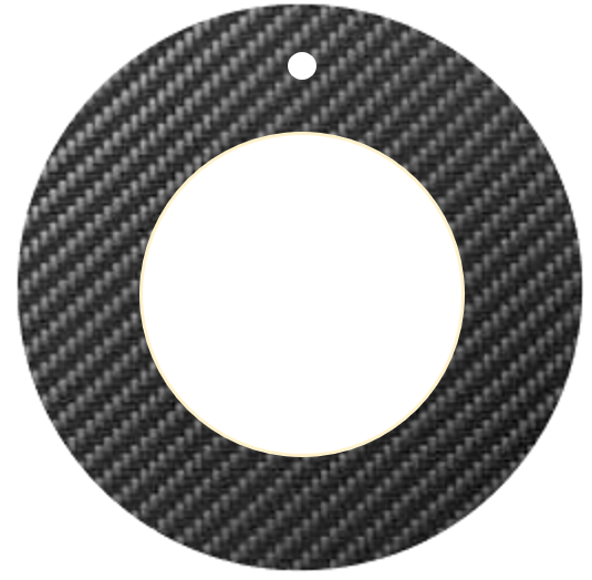 Carbon Fiber Centering Rings - Black Cat Rocketry