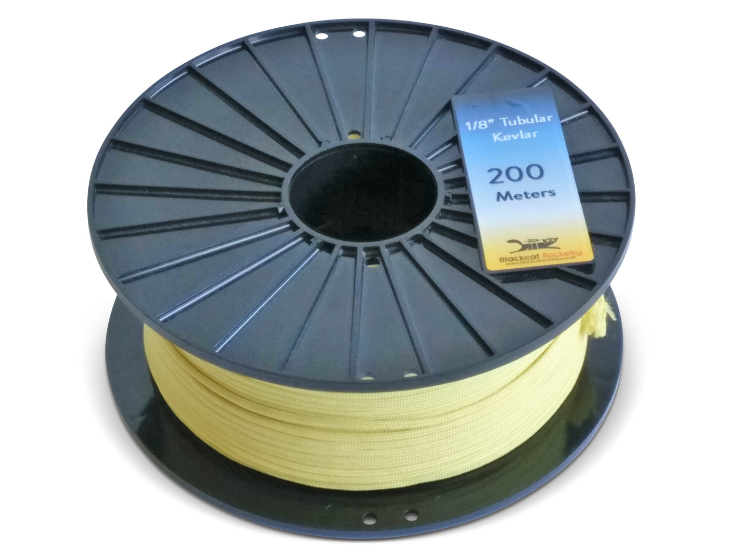 1/8" (ID) Tubular Kevlar Spools - Black Cat Rocketry