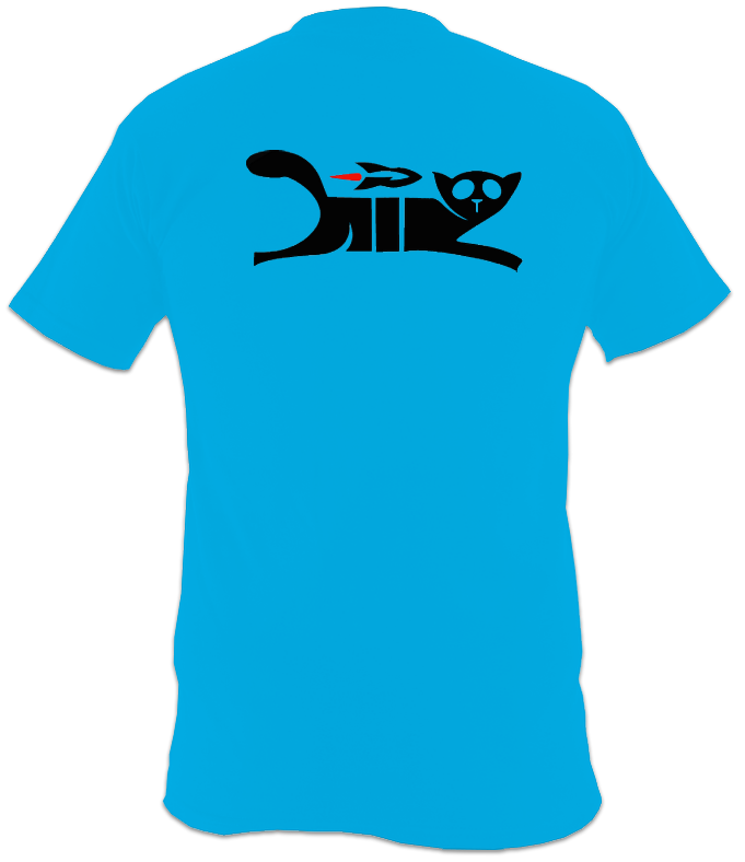 Black Cat Mens T-Shirt - Black Cat Rocketry