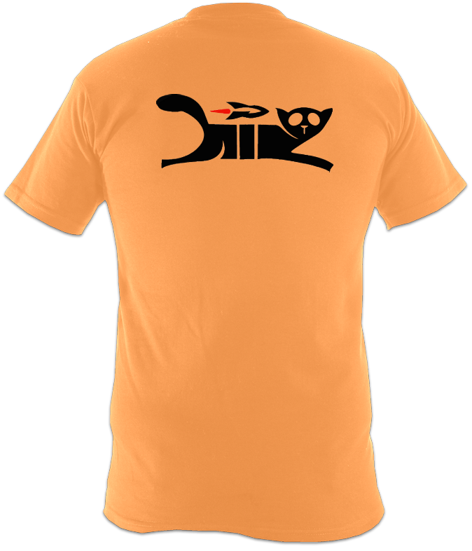 Black Cat Mens T-Shirt - Black Cat Rocketry