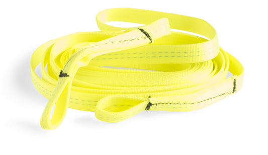 5/8" Tubular Nylon Recovery Harness with Sewn Loops - Black Cat Rocketry