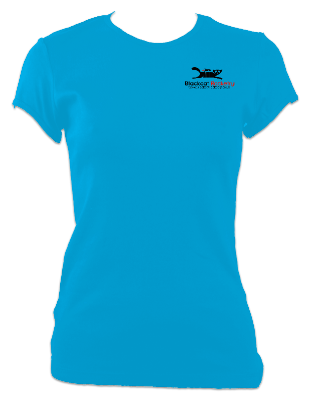Black cat womens t shirt sales