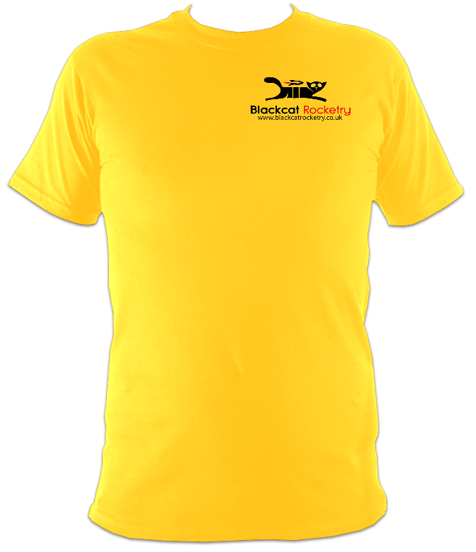 Black Cat Mens T-Shirt - Black Cat Rocketry