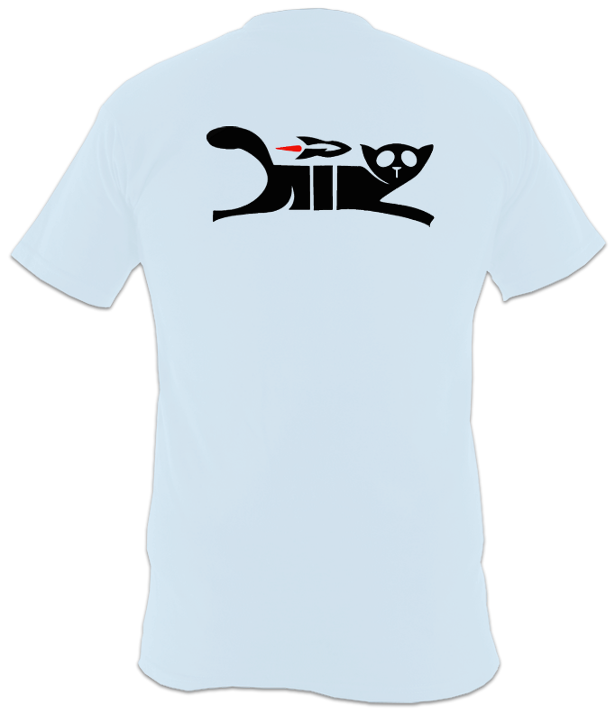 Black Cat Mens T-Shirt - Black Cat Rocketry