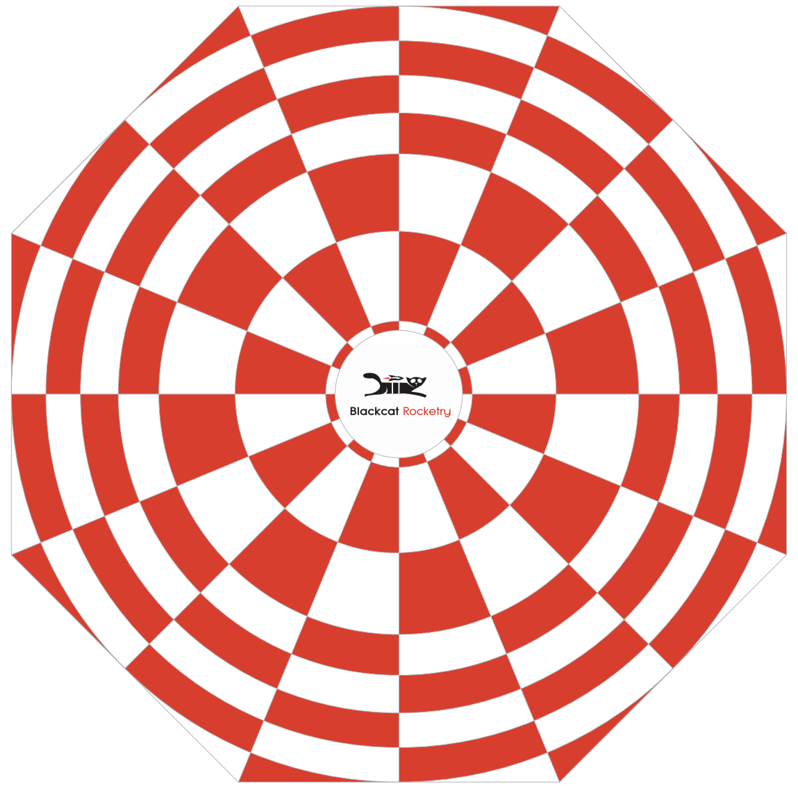 Ultra Light Hobby Rocket Nylon Parachute
